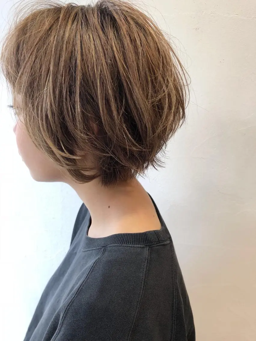 ショート カラー ハイトーンカラー ショートヘア メンズカット特化柏駅 徒歩3分LOUのヘアスタイル