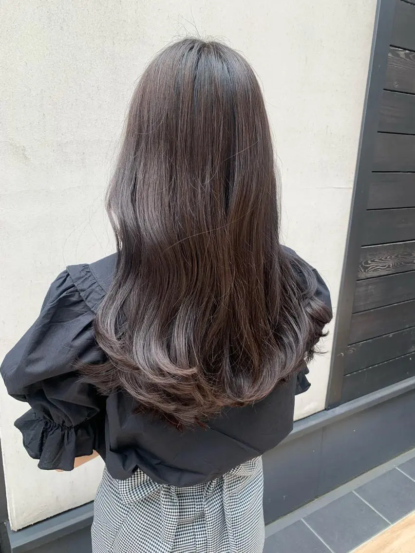 ロング カラー ヘアアレンジ カット ヘアカラー トリートメント yuka .のヘアスタイル