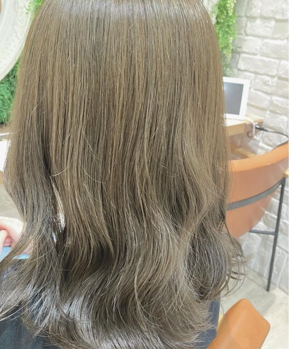 カラー パーマ ゆるふわパーマ🌼 アレンジ🌼リョウカのヘアスタイル