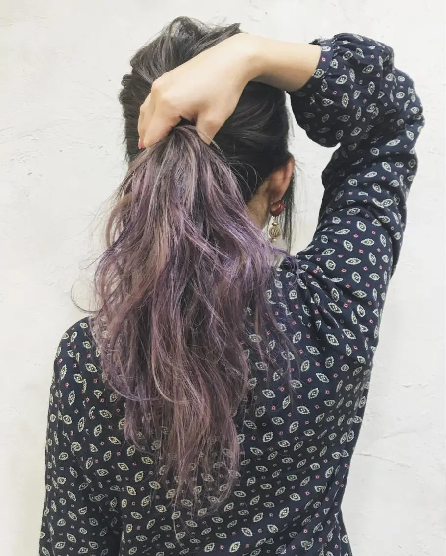 ロング カラー 沖縄東京2拠点美容師 mamicoのヘアスタイル