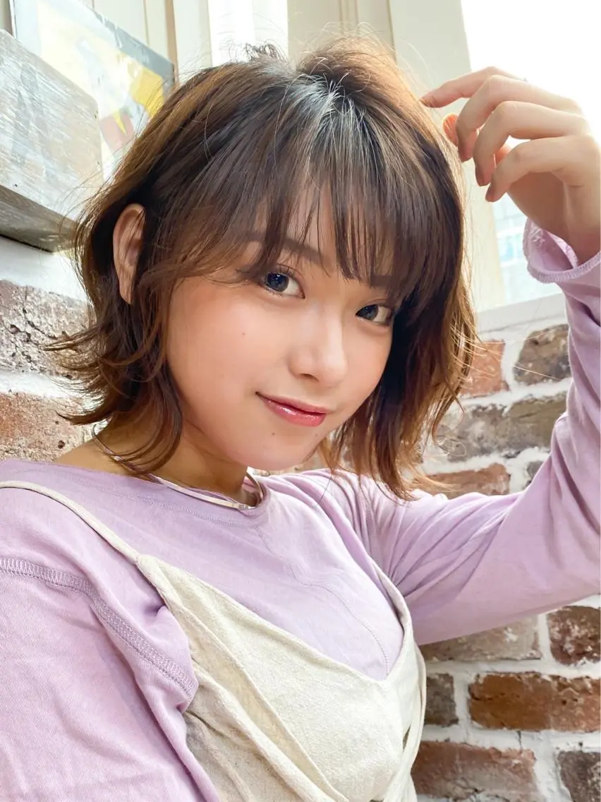 ショート ヘアアレンジ 小顔カット 金子 廉のヘアスタイル