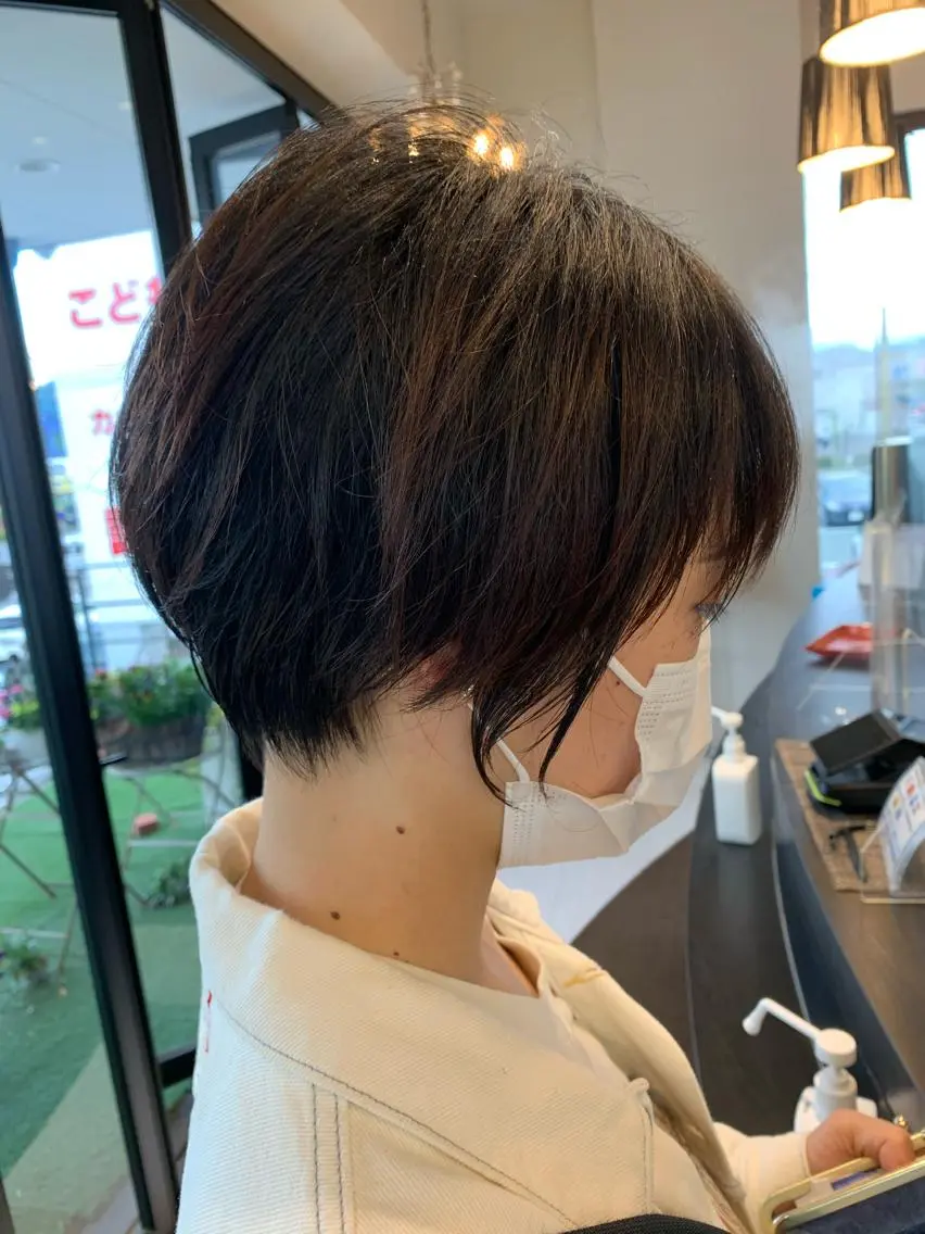 ショート ショートヘア タカハシ ヨシヒトのヘアスタイル