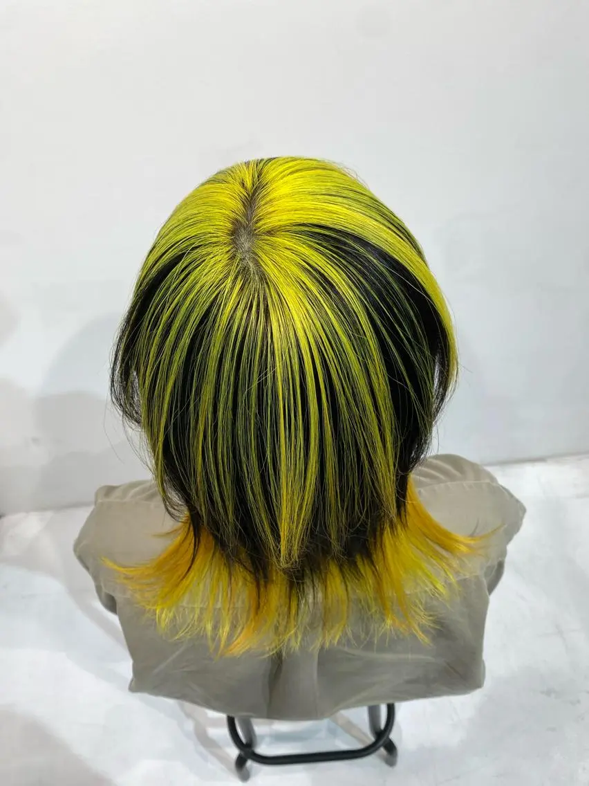 ショート カラー ヘアアレンジ インナーカラー イエローカラー ウルフカット カット ヘアカラー ［似合わせヘア］ ✂︎OGURO✂︎のヘアスタイル