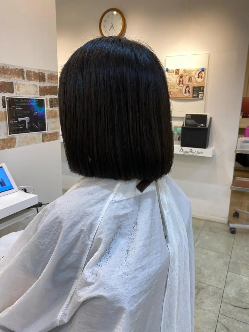 ミディアム anoたまプラーザ 牧野直樹のヘアスタイル