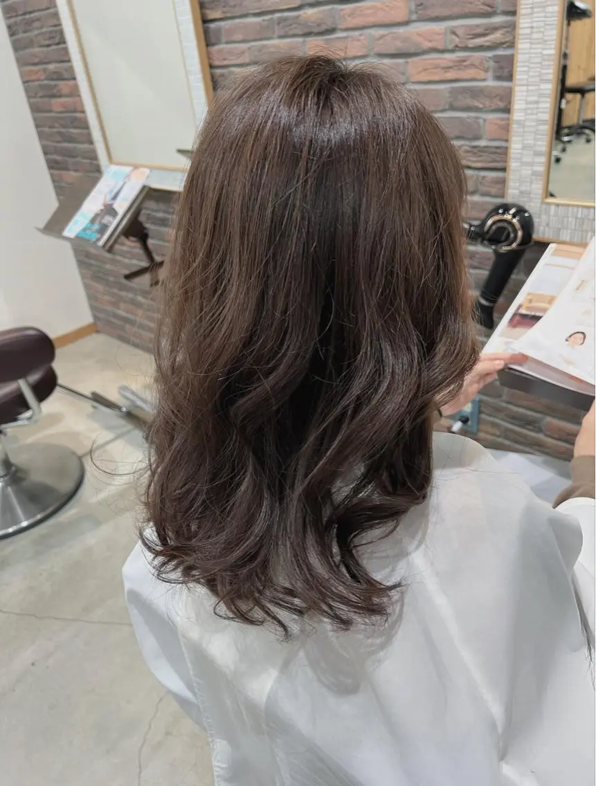 セミロング カラー ブリーチ ケアブリーチ 透明感カラー デザインカラー ダブルカラー カット ヘアカラー トリートメント 五反田 美容院☆張 明星☆韓国ヘアのヘアスタイル