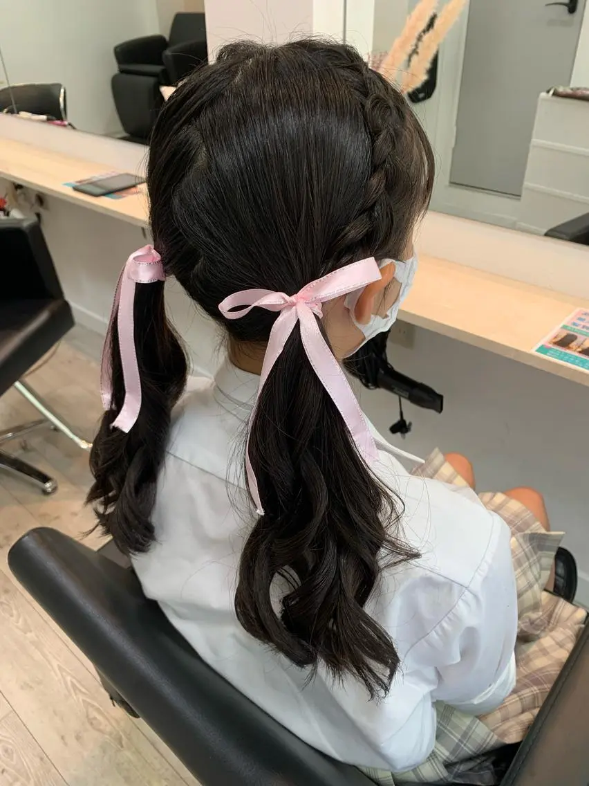 ロング カラー ヘアアレンジ 代表🎀 ふわモテ愛 され髪🩷yumiのヘアスタイル