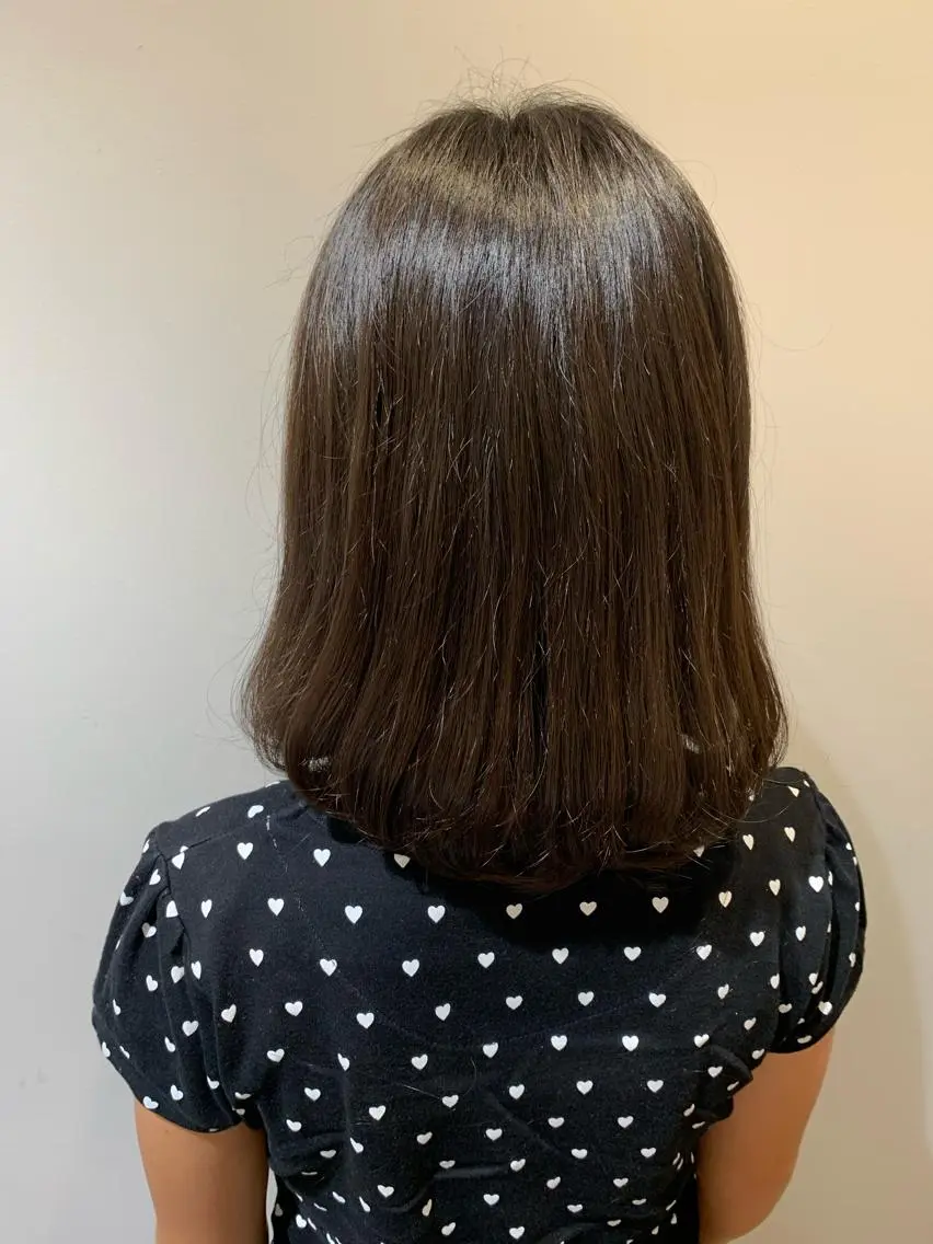 ミディアム 学生 高橋 沙希のヘアスタイル