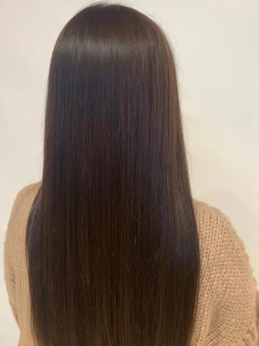 ロング カラー カット 縮毛矯正 トリートメント 新井啓介 宇都宮美容師のヘアスタイル