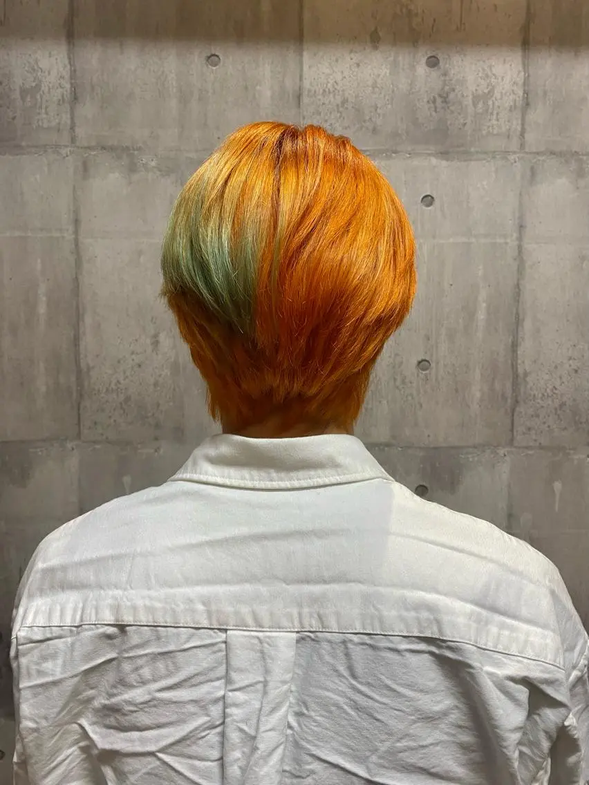 ショート カラー オレンジ ルジャルダン戸塚 🌼ゆきののヘアスタイル