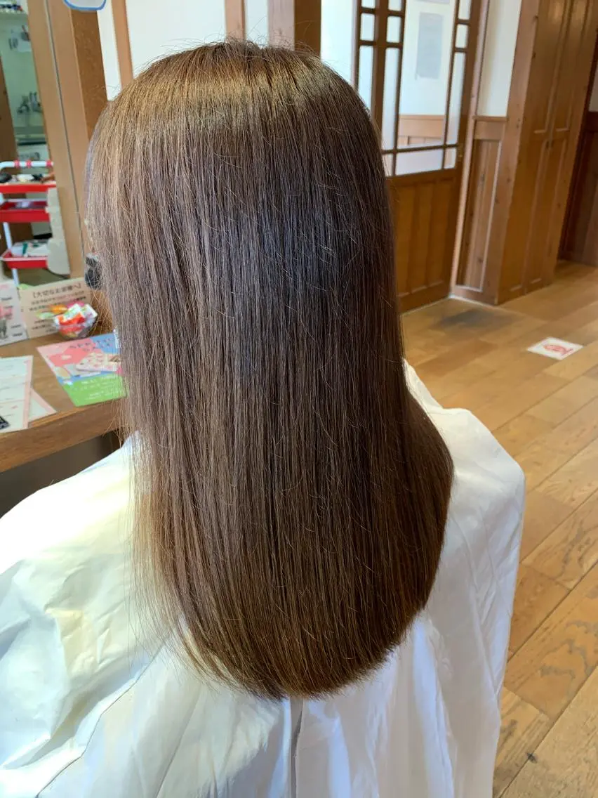 ロング カラー パーマ Artist 藤﨑紘成のヘアスタイル