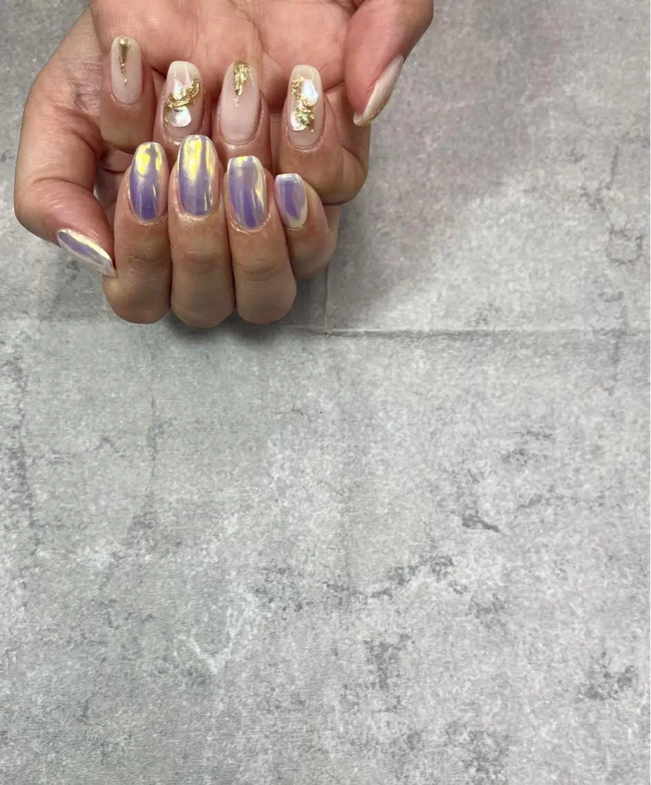 ネイル ミラーネイル ハンドネイル ハンドケア FASTNAIL PLUS 新宿店のネイルデザイン