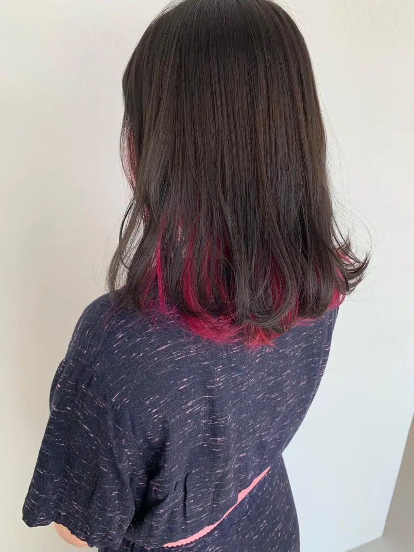 セミロング ヘアカラー トリートメント karen ☺︎のヘアスタイル