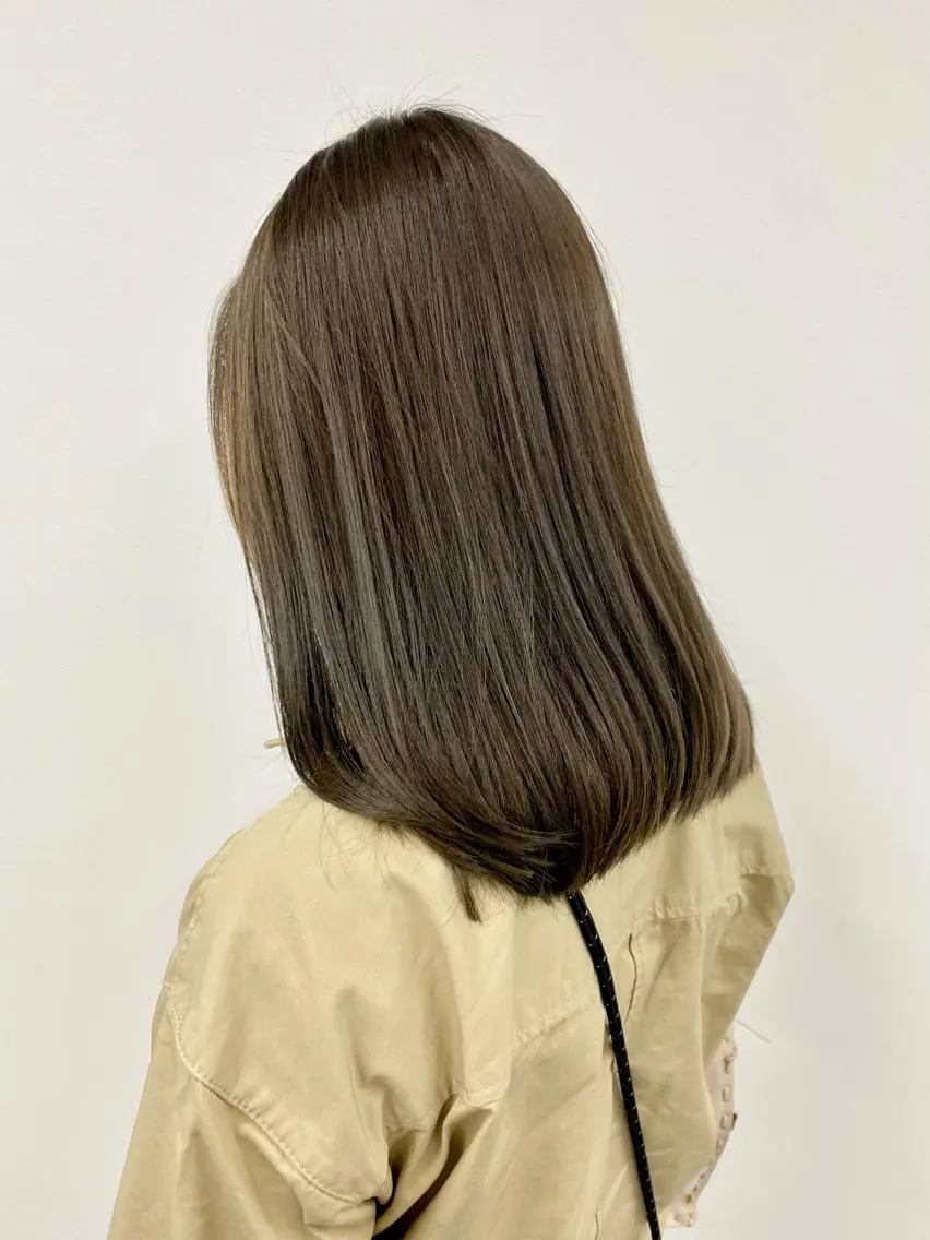 ミディアム カラー カット ヘアカラー トリートメント LOVESTOIKE 堂本のヘアスタイル