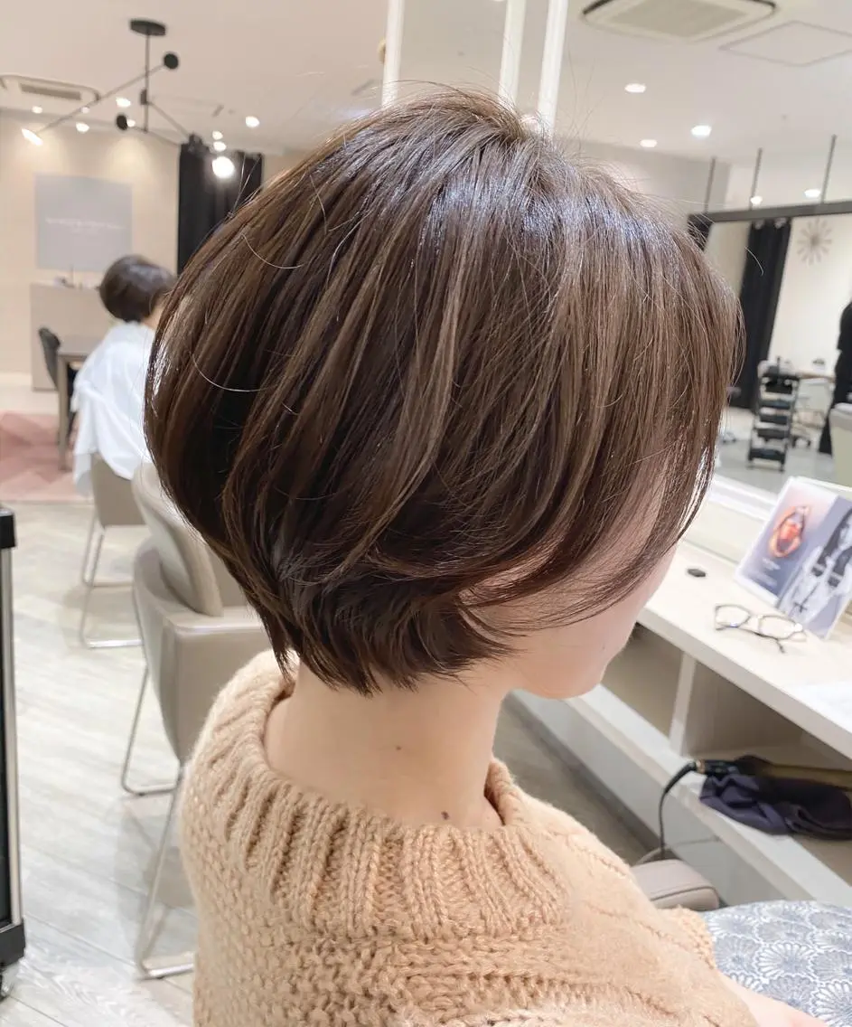 ショート ショートボブ ボブ ショートヘア 小顔カット 🇺🇸海外デザイン iCON TOKYOのヘアスタイル