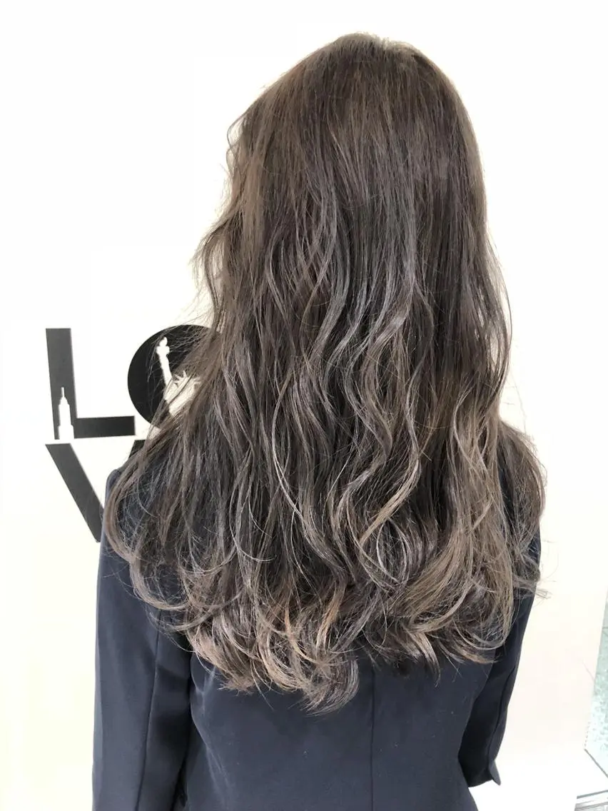 ロング 外国人風カラー ショートが得意✂️ 藤城建太のヘアスタイル