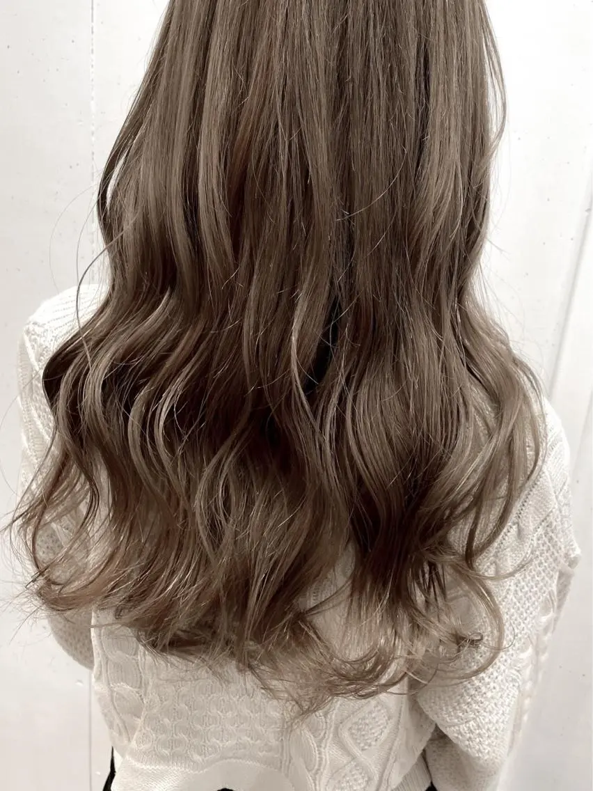 セミロング カラー レイヤーカット カット ヘアカラー トリートメント ウルフカット レイヤーカット上柿のヘアスタイル