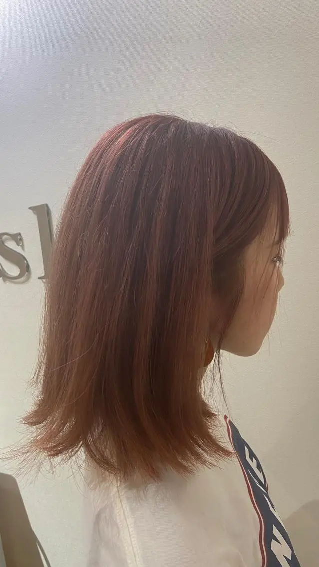 ミディアム カラー ダブルカラー レッドカラー 札幌ブリーチカラー/ ダブルカラー/ドイのヘアスタイル