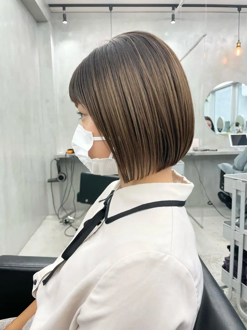 ショート カラー 華 /ショート/ボブのヘアスタイル