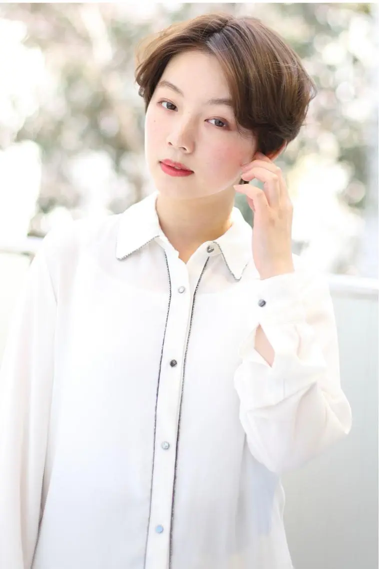 ショート カラー 黒崎 勝巳のヘアスタイル