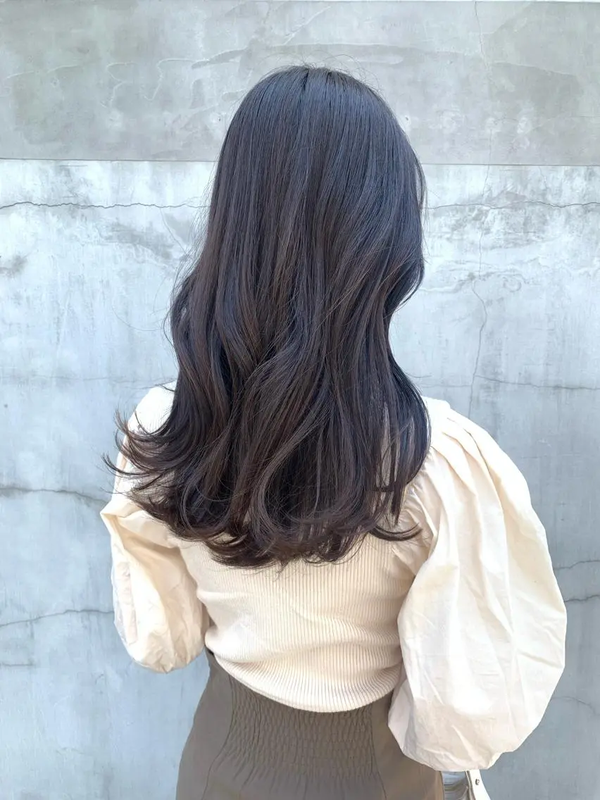ロング カラー ヘアアレンジ カット ヘアカラー トリートメント yuka .のヘアスタイル