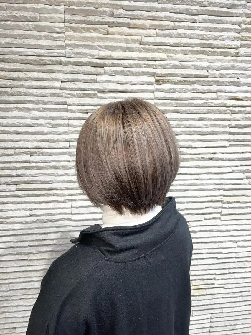 ショート カラー カット ヘアカラー 嶋田 ゆきのヘアスタイル