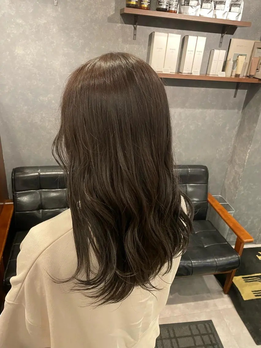 ロング 小貫 航平のヘアスタイル