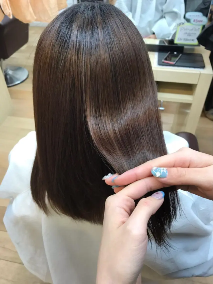 ミディアム カット トリートメント 大平 京佳のヘアスタイル