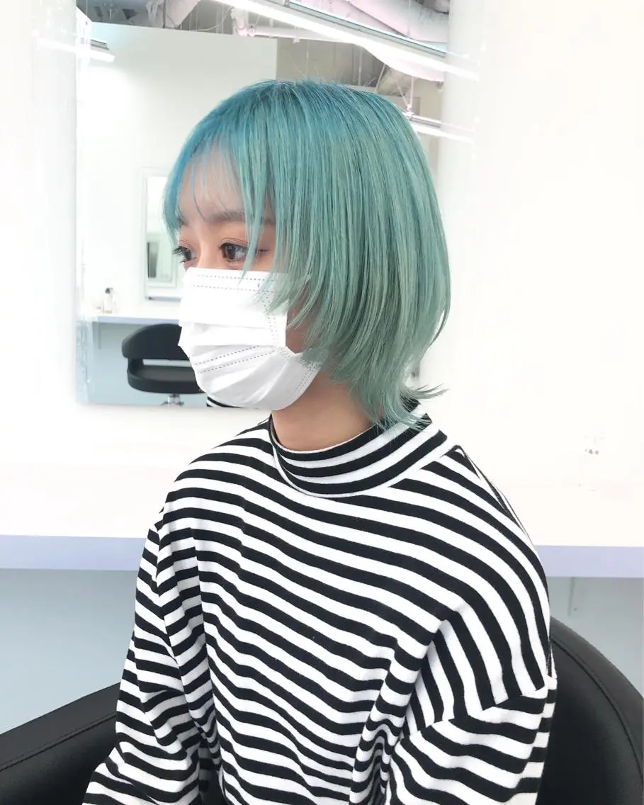 ショート カラー パーマ ヘアアレンジ メンズ キッズ ネイル マツエク・マツパ アイブロウ KANAMI 🌏のヘアスタイル