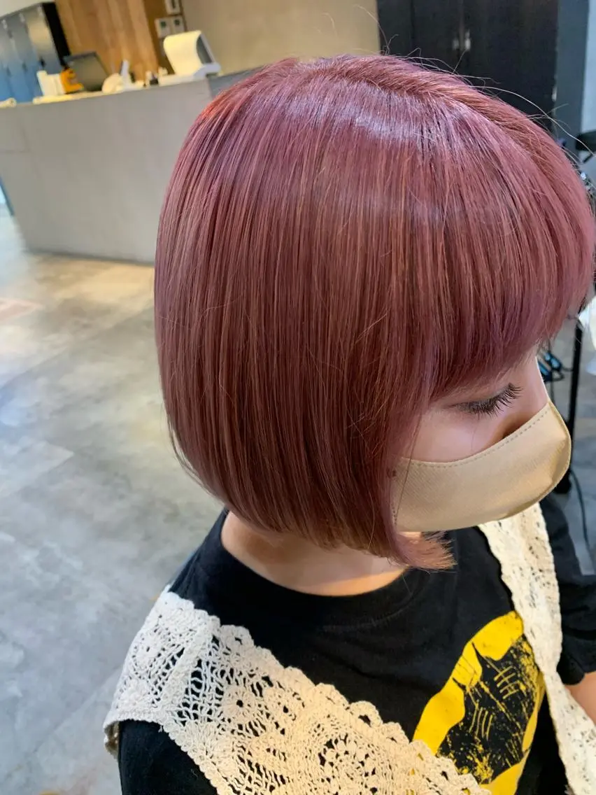 ショート カラー 河田 寧生のヘアスタイル