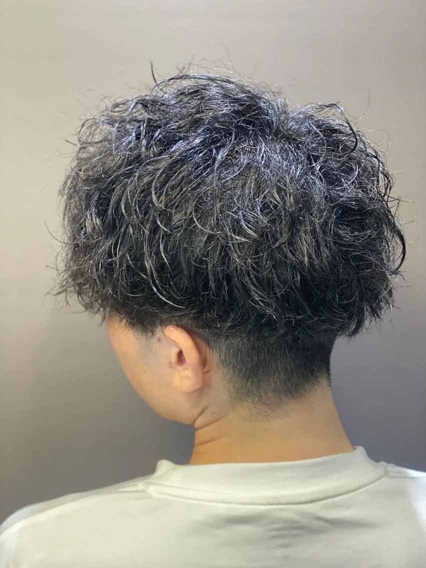 ショート パーマ メンズ ⚡️メンズ特化⚡️ 倉林 隼大のヘアスタイル