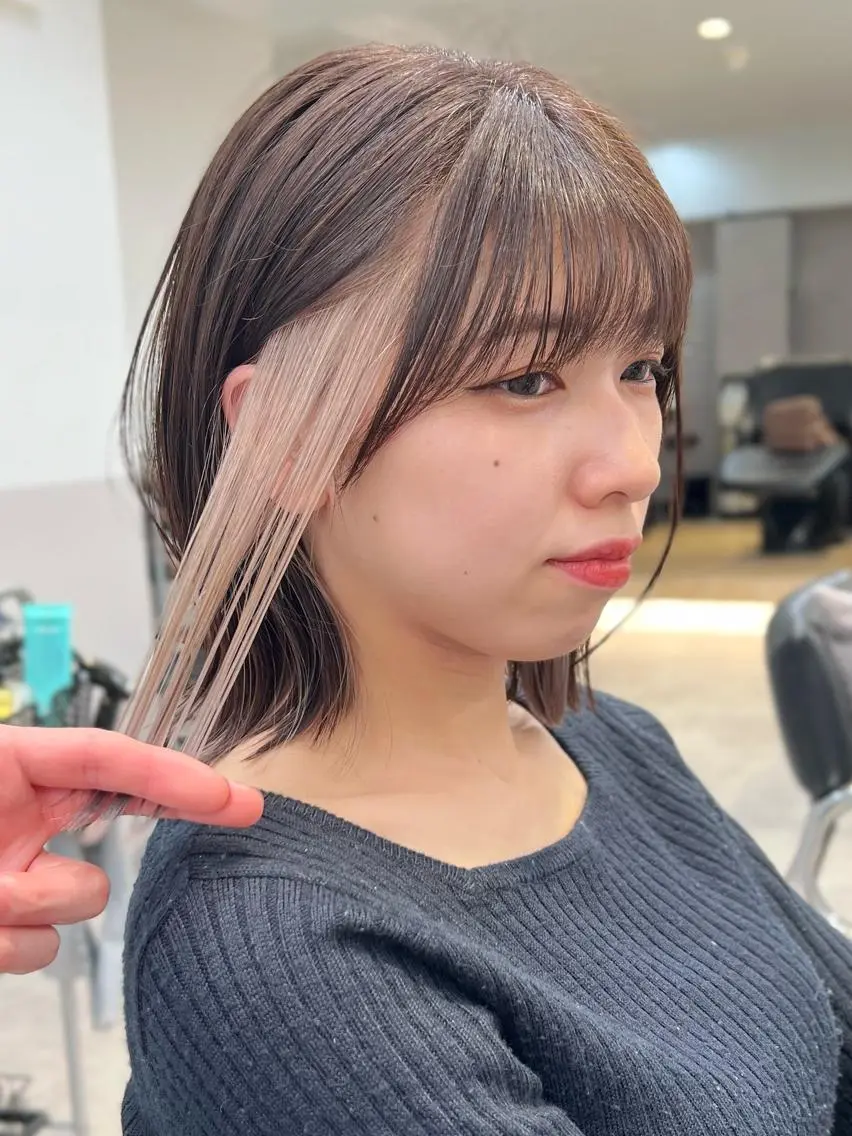 ショート カラー ベージュカラー 夏山 秀憲のヘアスタイル