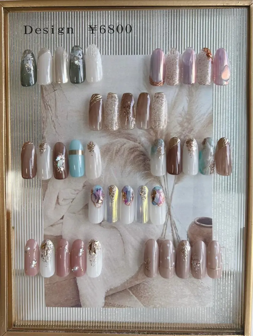 ネイル フットネイル 韓国ネイル ハンドネイル nail salon Lauleaのネイルデザイン