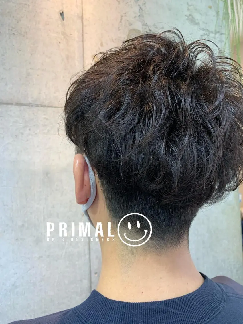 ショート カット パーマ 佐瀬竜矢PRIMAL /portのヘアスタイル