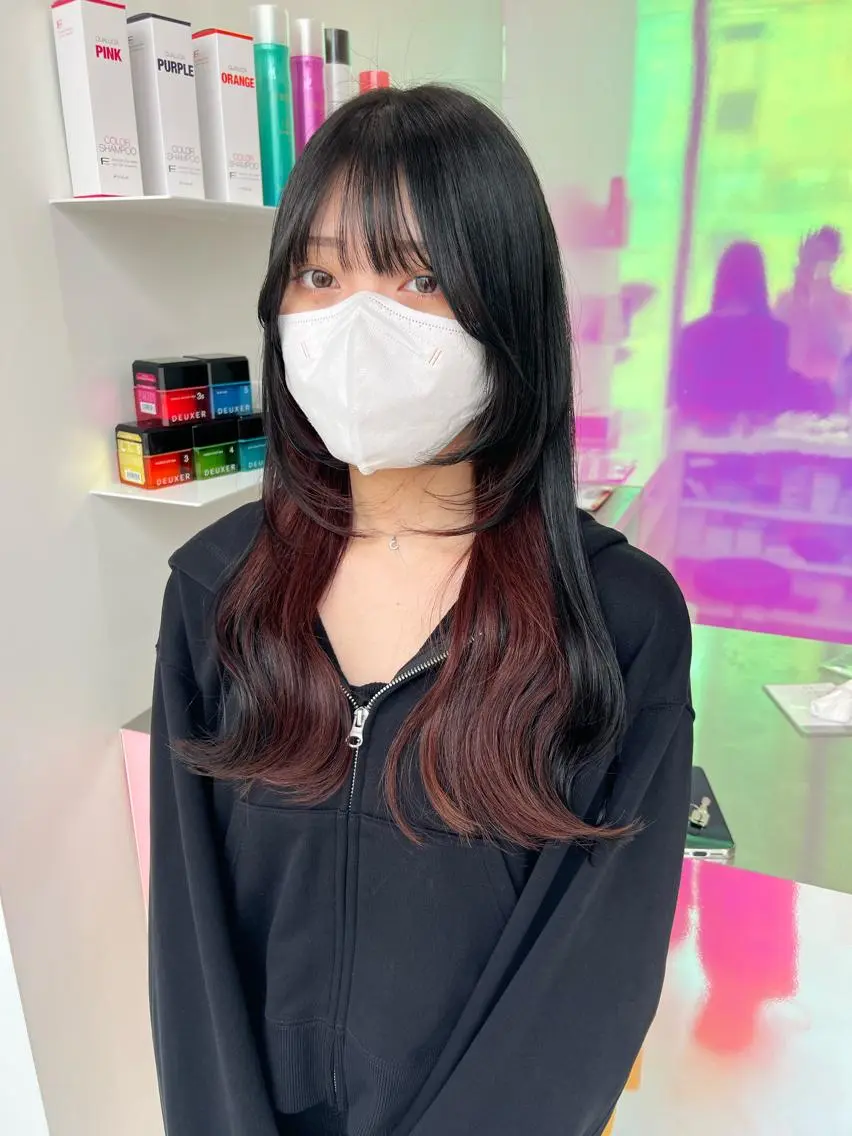 セミロング パーマ ヘアアレンジ メンズ キッズ ネイル マツエク・マツパ アイブロウ KANAMI 🌏のヘアスタイル