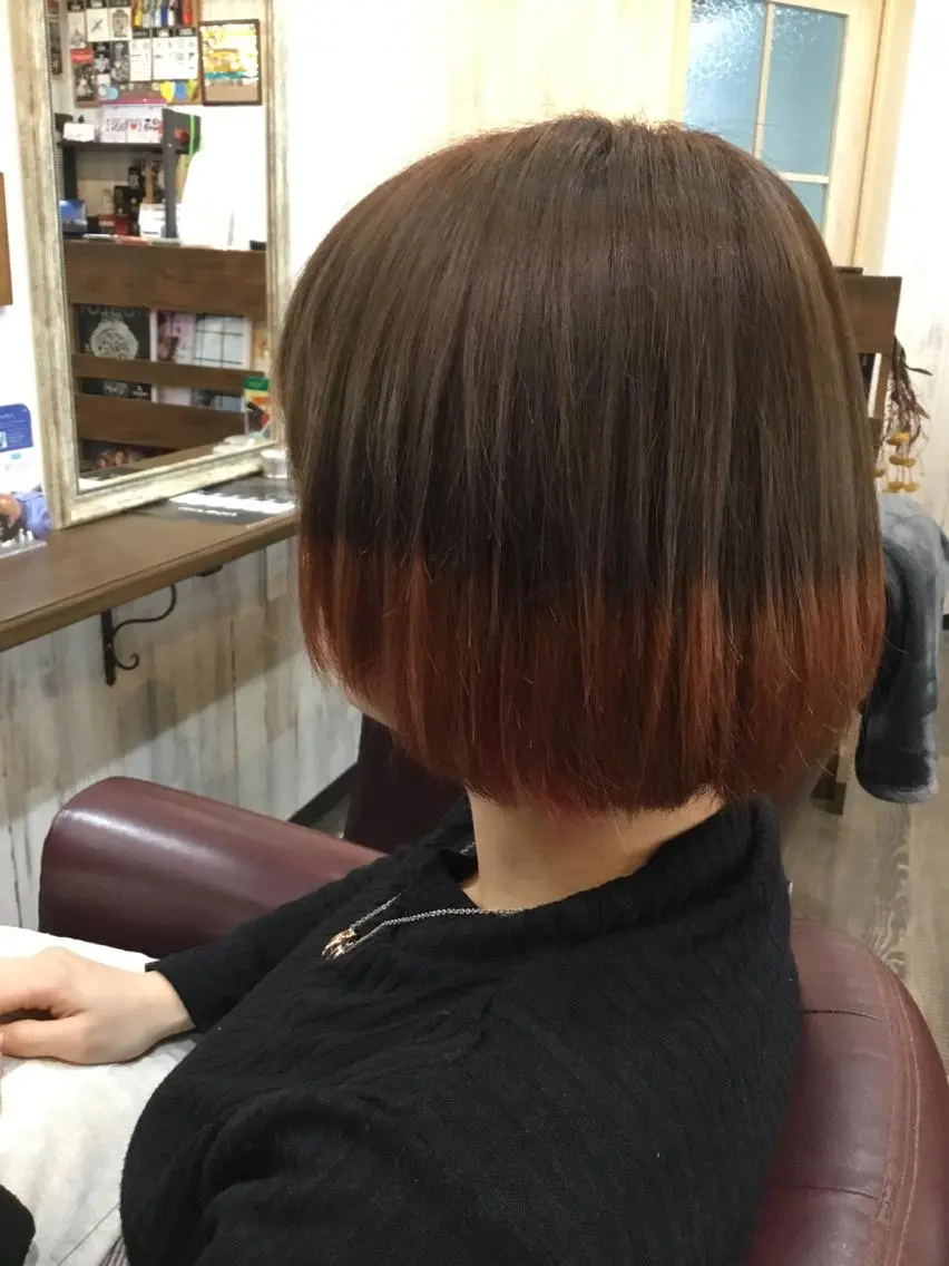 ショート カラー 金崎 新吾のヘアスタイル