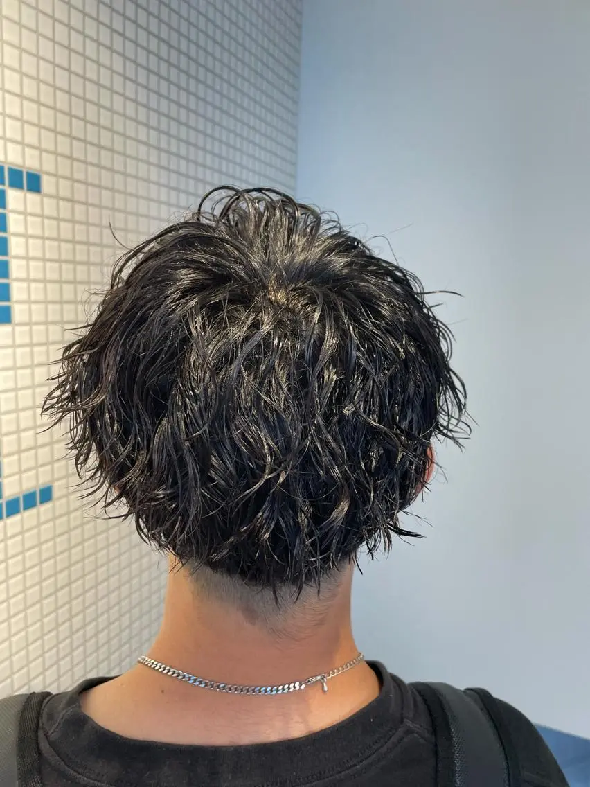 ショート カラー パーマ メンズ メンズパーマ 🔥メンズカラー🔥 セヤシュウヘイのヘアスタイル