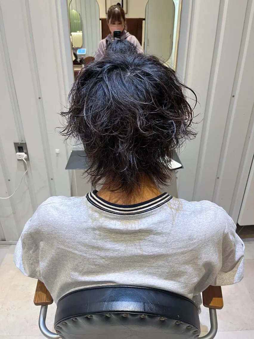 パーマ メンズ 髪質改善ケア🤍小川 友香のヘアスタイル