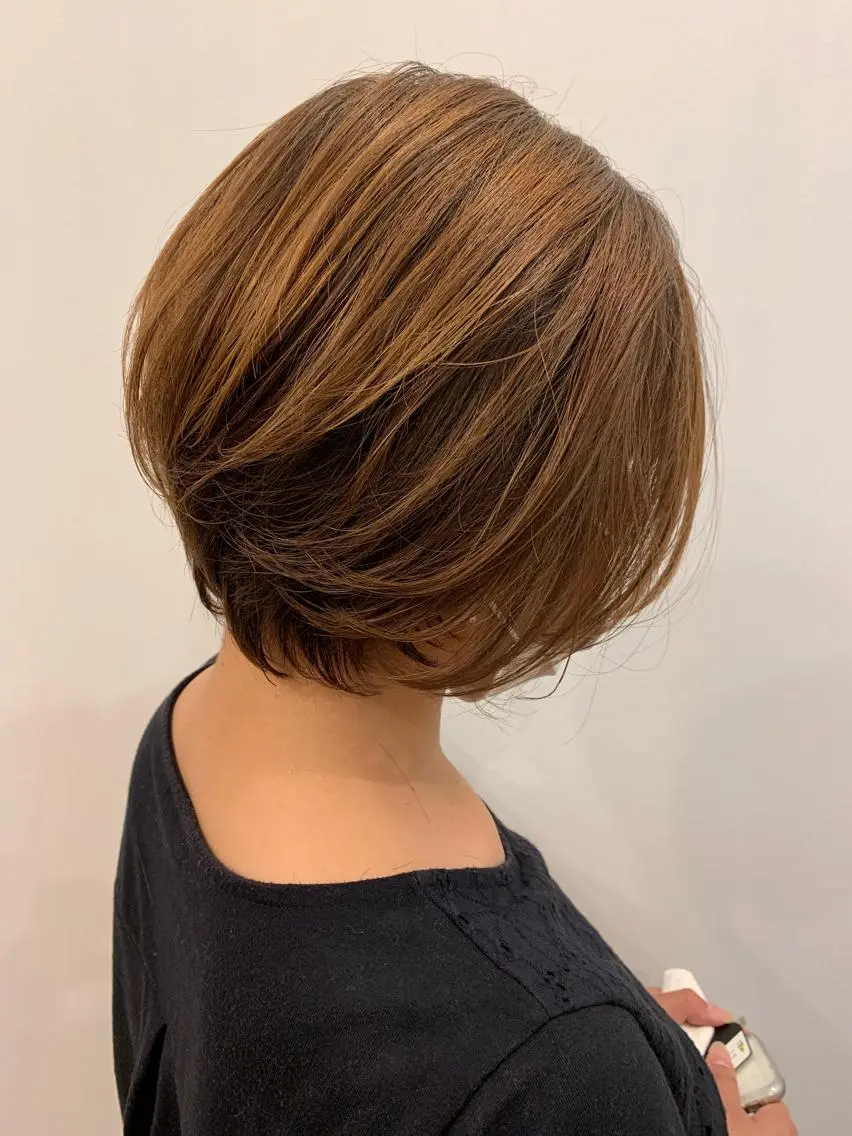 ショート 長谷川 湧のヘアスタイル