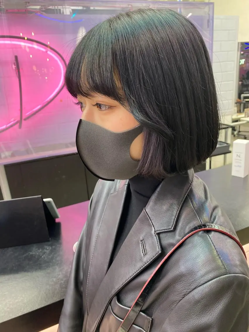 ショート カラー ヘアカラー トリートメント 💗💗韓国レイヤー yu-ki💗💗のヘアスタイル