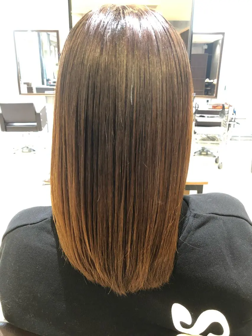 セミロング カラー パーマ ヘアアレンジ メンズ キッズ ネイル マツエク・マツパ トリートメント EnBlesS西宮 マンツーマン神道有基のヘアスタイル
