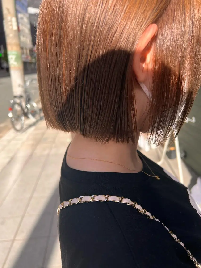 ショート ボブ 宮地 亜美のヘアスタイル