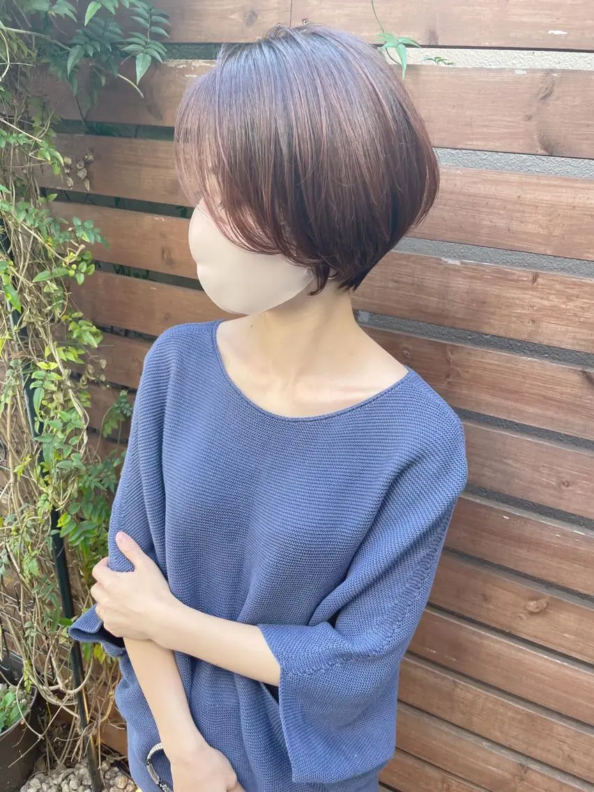ショート カラー 大人女性ショート専門 tomodaのヘアスタイル