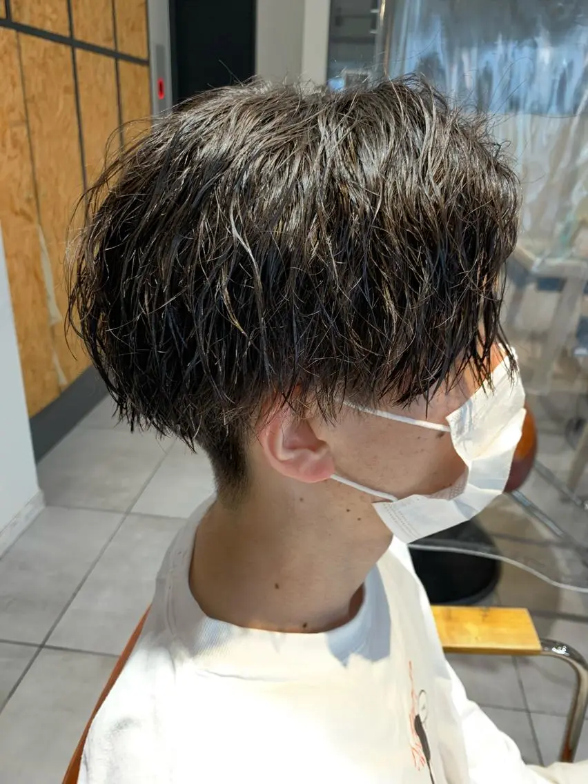 パーマ メンズ メンズパーマ ツイストスパイラルパーマ スパイラルパーマ 森川 力のヘアスタイル