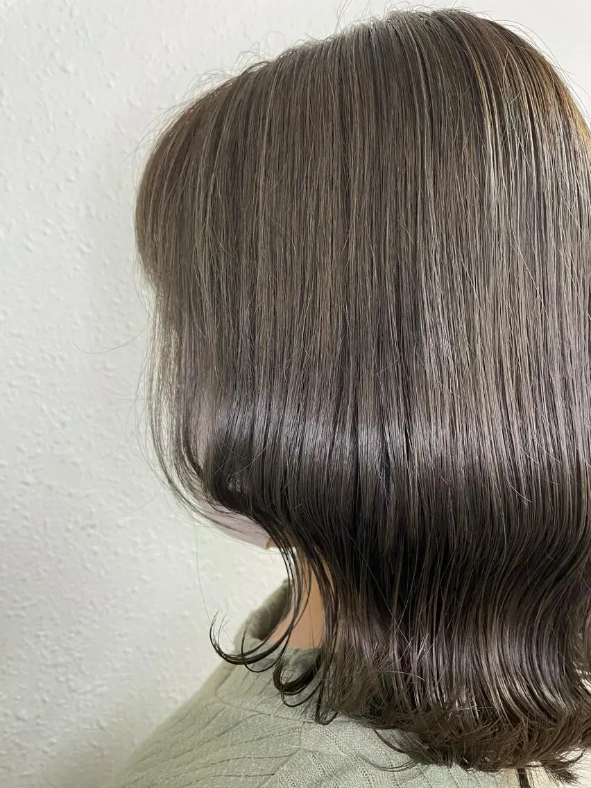 ミディアム カラー カット ヘアカラー トリートメント ヘアセット ✨髪質改善特化サロン ✨グシユキヤ✨のヘアスタイル