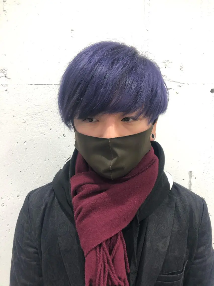 ショート カラー アッシュ アッシュグレー グラデーションカラー パープルカラー パープルアッシュ 髪質改善　用賀美容院 比嘉　廣樹のその他イメージ