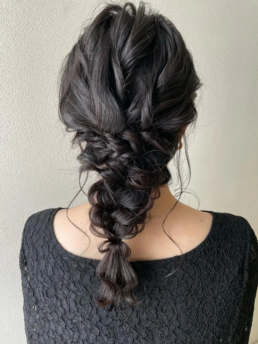 ロング ヘアアレンジ ヘアセット 沢田 瞳のヘアスタイル