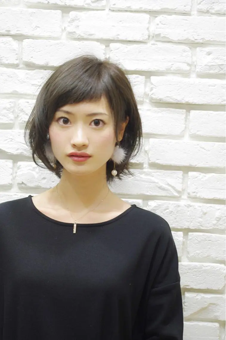 ショート ミディアム カラー ショートヘア 松田 光雄のヘアスタイル