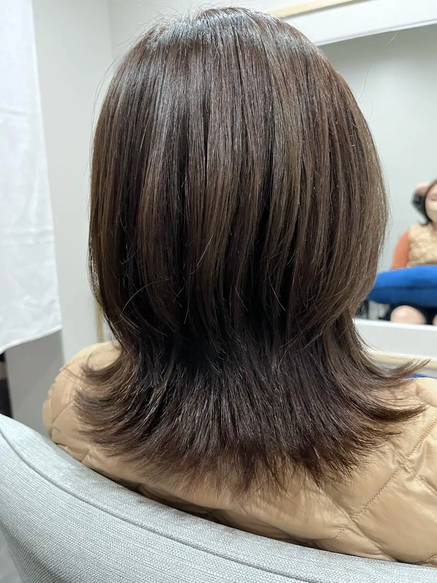 ミディアム カラー liL  hair サトウリョウタのヘアスタイル