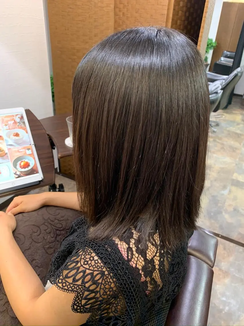 ミディアム トリートメント トリートメント 渋谷宮益坂 omoのヘアスタイル