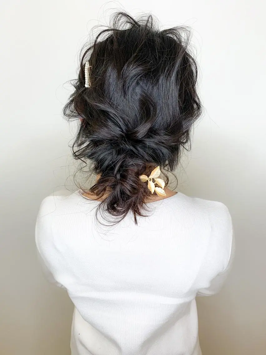 セミロング ヘアアレンジ 伊藤 裕貴のヘアスタイル